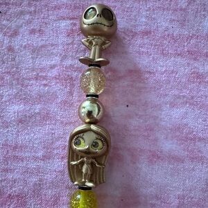 Handcrafted Pen-Jack & Sally in Gold (with extender pen)